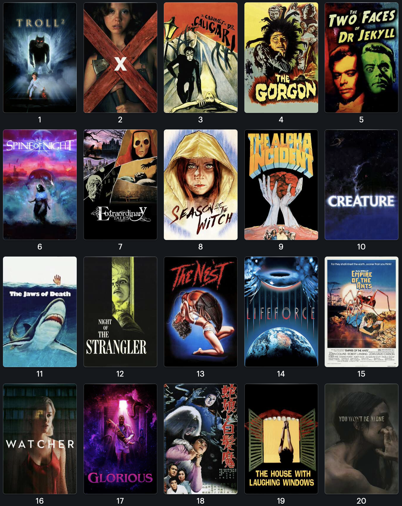 hooptober 2022 list 1