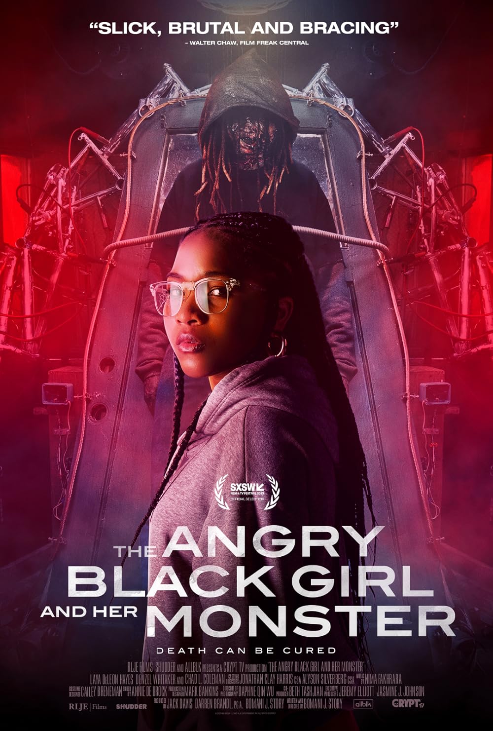 the angry black girl and her monster poster