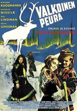 the white reindeer poster