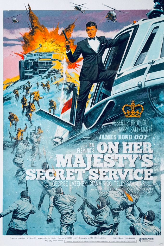 on her majesty's secret service poster 2