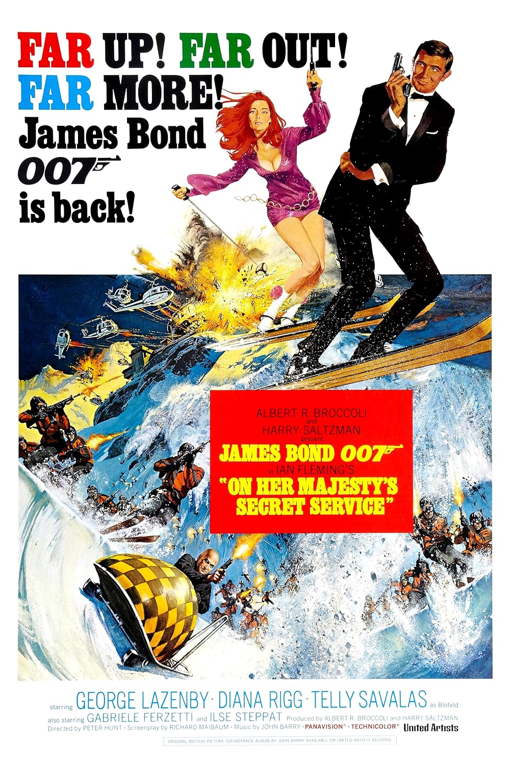 on her majesty's secret service poster 1